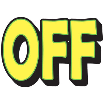 Giant magnetic slogan - off