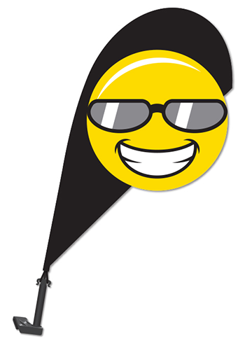 ViZi™ Brand- 3d clip-on paddle flag