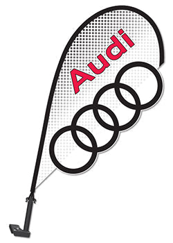 ViZi™ Brand - 3d clip-on paddle flag