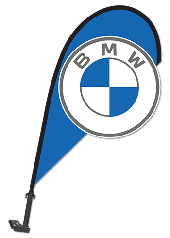 ViZi™ Brand - 3d clip-on paddle flag