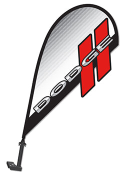 ViZi™ Brand - 3d clip-on paddle flag