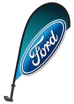 ViZi™ Brand - 3d clip-on paddle flag
