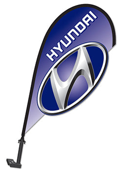 ViZi™ Brand - 3d clip-on paddle flag