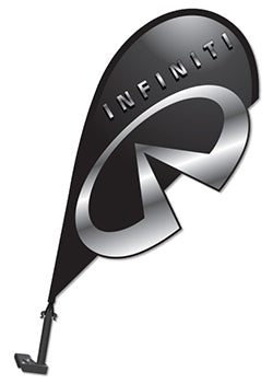 ViZi™ Brand - 3d clip-on paddle flag