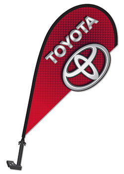 ViZi™ Brand - 3d clip-on paddle flag