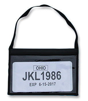 Temporary tag holder