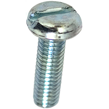 License plate screw - sloted pan head