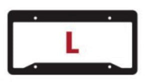 Shiny chrome premium - recessed letter