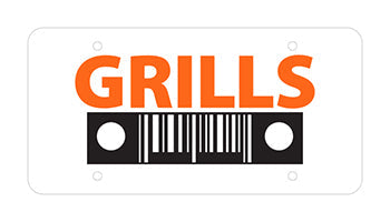 Custom plastic car plate - polyethylene