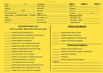 Custom  deal envelopes (jackets)