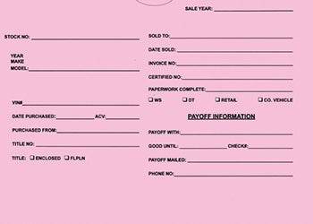 Custom  deal envelopes (jackets)