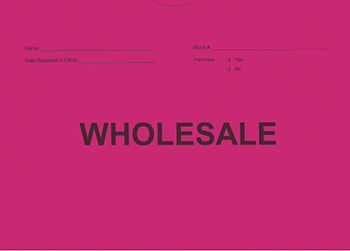 Custom  deal envelopes (jackets)