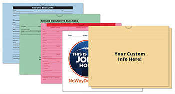 Custom  deal envelopes (jackets)