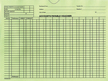 Filerite™ brand - accounts payable voucher jackets (folders) - form DSA-540