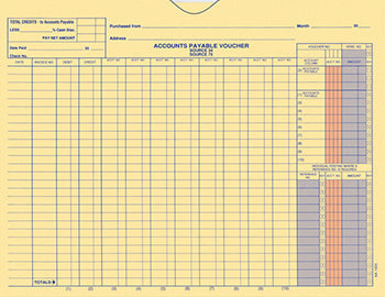 File rite™ brand - accounts payable voucher jackets (folders) - form A1900