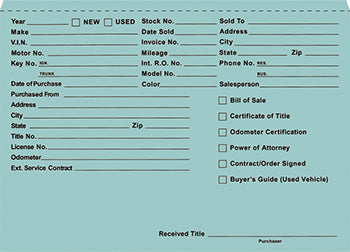 File rite brand™ - heavy duty printed deal envelope (deal jacket) - form sa1221-hd