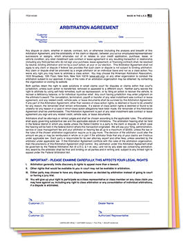 Truform brand™ - arbitration agreement