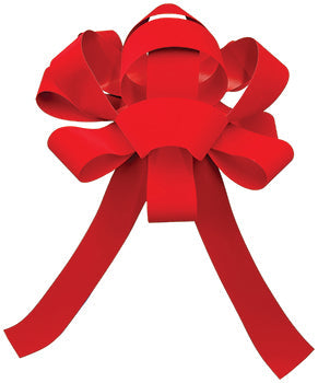 Vizibow™ brand - 30" red velvet bow