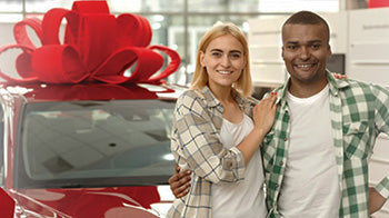 Vizibow™ brand - 30" red velvet bow