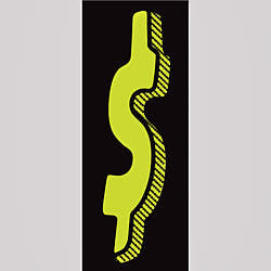 Number window sticker