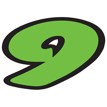 Number window sticker - die-cut
