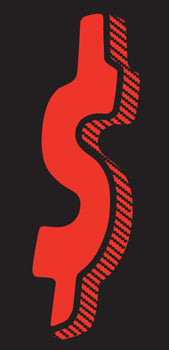 Number window sticker