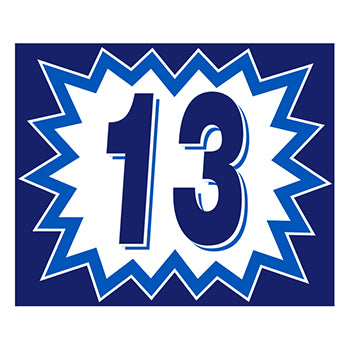 Blast year window stickers