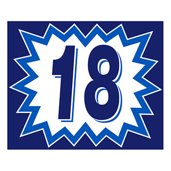 Blast year window stickers