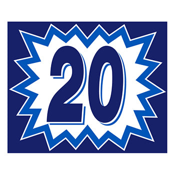 Blast year window stickers