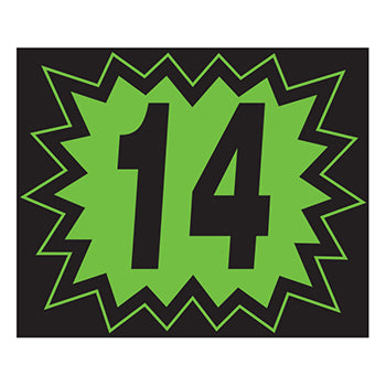Blast year window stickers
