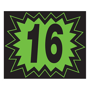 Blast year window stickers