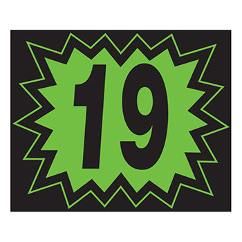 Blast year window stickers
