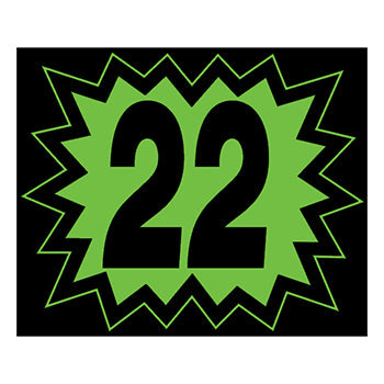 Blast year window stickers