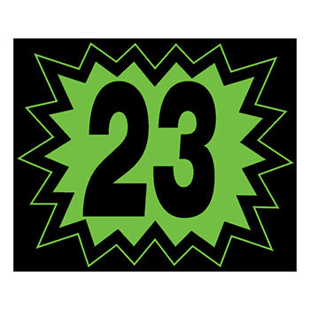 Blast year window stickers