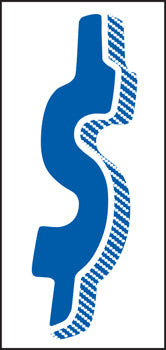 Number window sticker