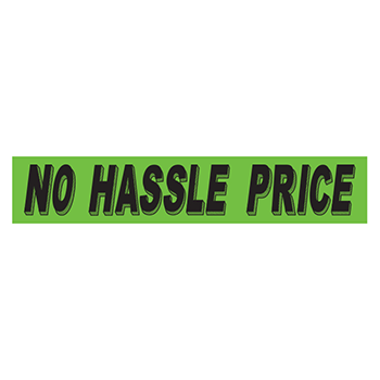 Slogan window stickers