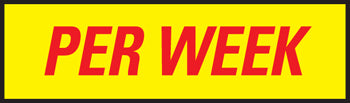 Slogan window stickers