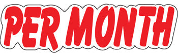 Slogan window stickers