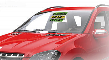 Slogan window stickers