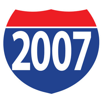 Window stickers - interstate shields
