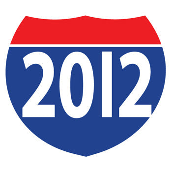 Window stickers - interstate shields