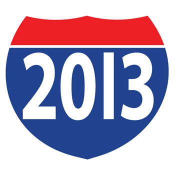 Window stickers - interstate shields