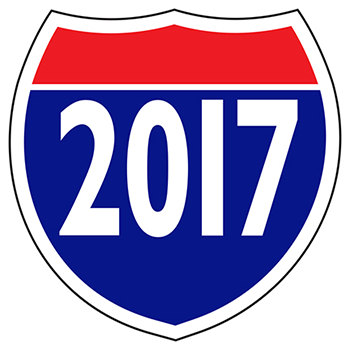 Window stickers - interstate shields