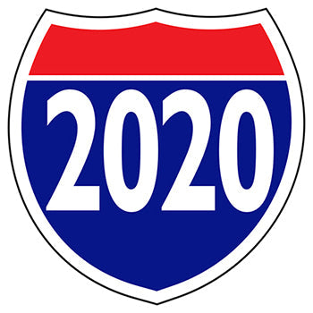 Window stickers - interstate shields