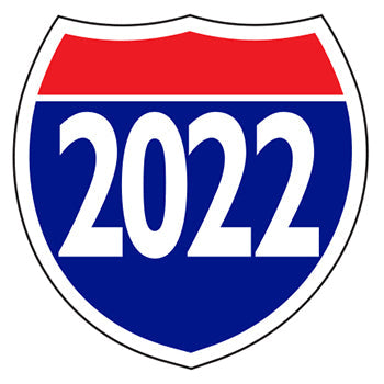Window stickers - interstate shields