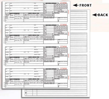 Customer contact report - form gr-1000