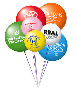 17" custom printed balloon