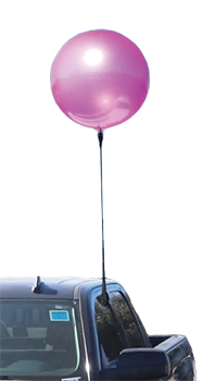 Reusable balloon window mount kit