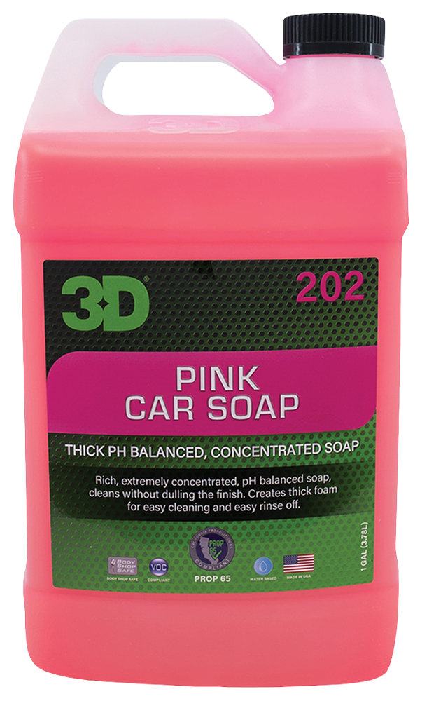 3D® Cleaner - Pink Car Soap - Gallon