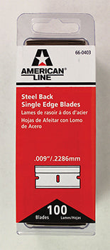Single edge razor blades